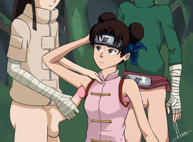 hyuuga neji,rock lee,tenten