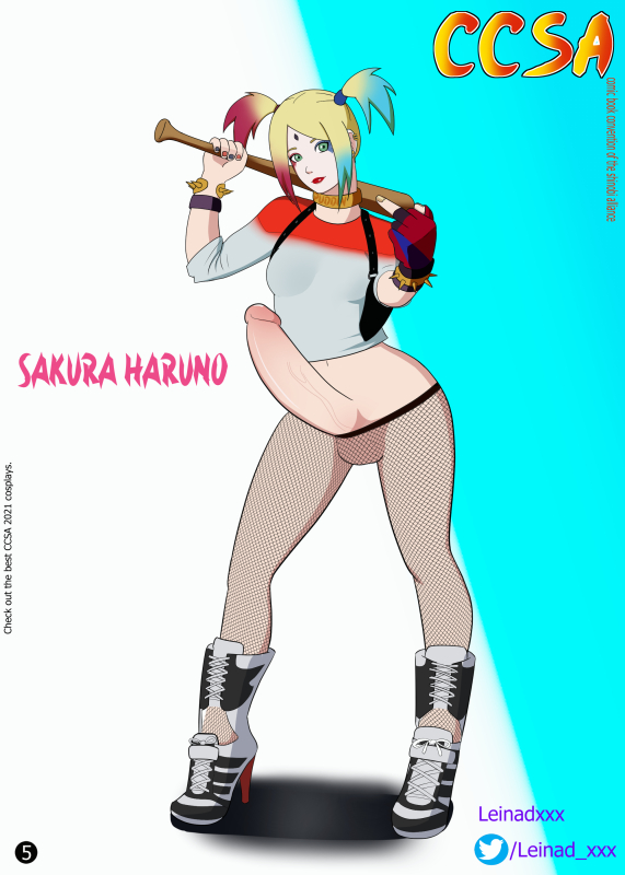 harley quinn,harley quinn (cosplay),sakura haruno