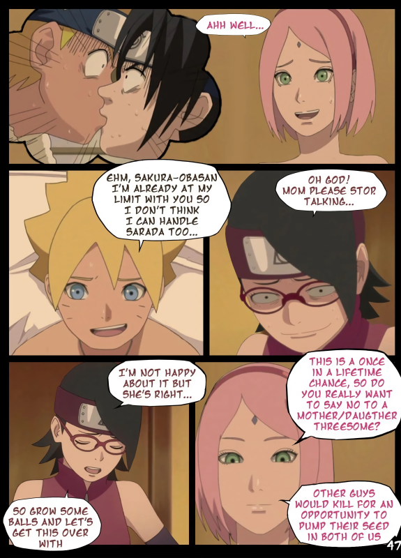 sakura haruno,sarada uchiha,uzumaki boruto