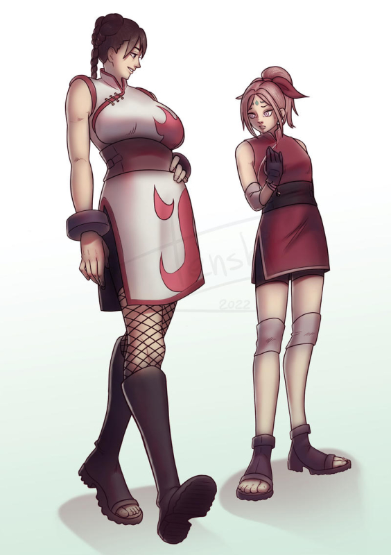 sakura haruno,tenten