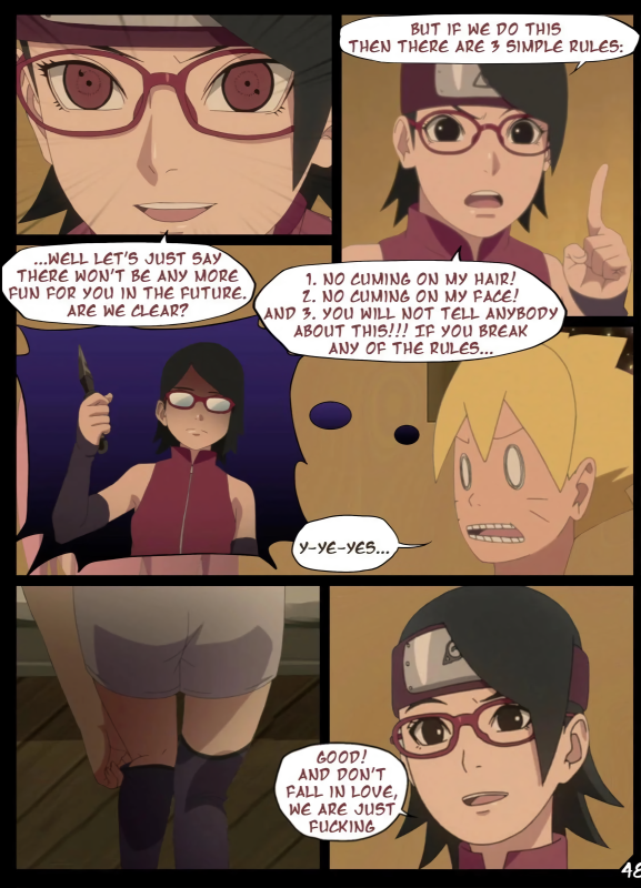 sarada uchiha,uzumaki boruto