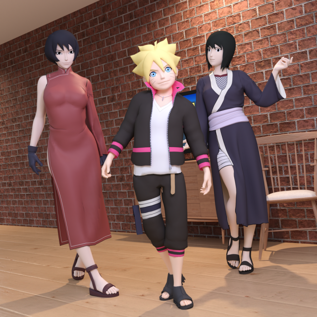 kurotsuchi,shizune,uzumaki boruto