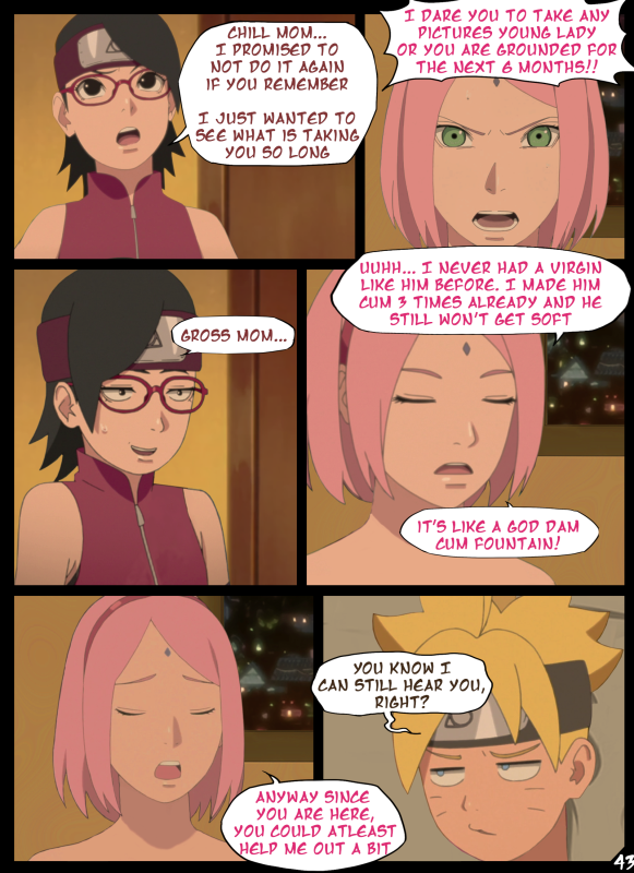 sakura haruno,sarada uchiha,uzumaki boruto