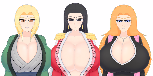 boa hancock,matsumoto rangiku,tsunade