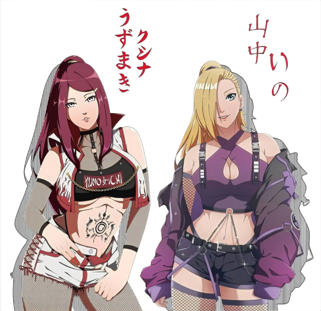 ino yamanaka,uzumaki kushina