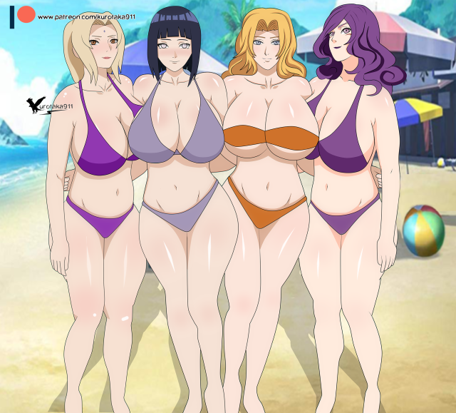 hikifune kirio,hyuuga hinata,matsumoto rangiku,tsunade