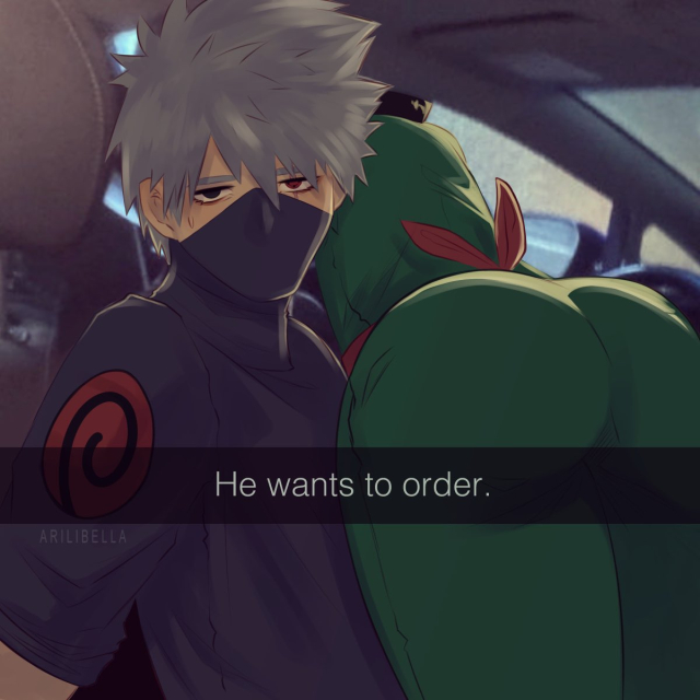 hatake kakashi,might guy