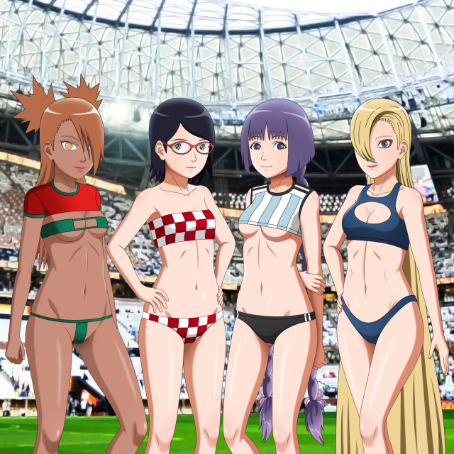 akimichi chouchou,kakei sumire,sarada uchiha,yodo