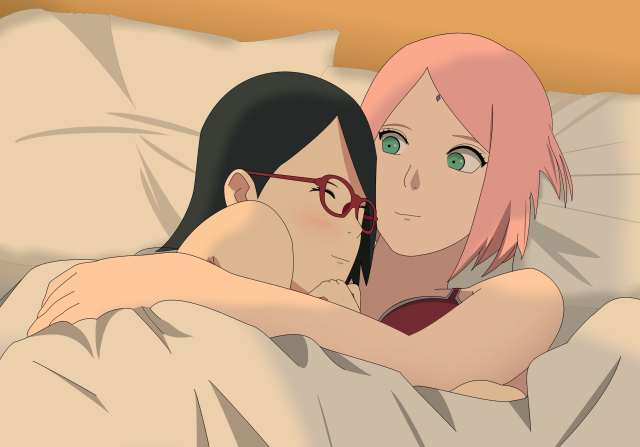 sakura haruno,sarada uchiha