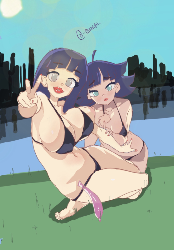 hyuuga hinata,uzumaki himawari